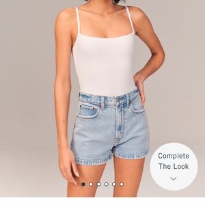 Abercrombie High Rise Mom Shorts